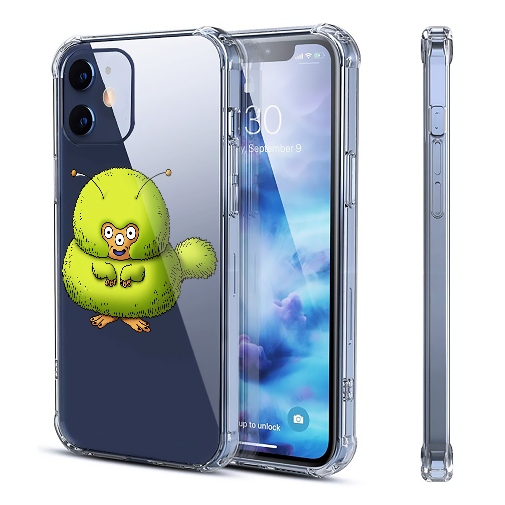 （画像用） ドラゴンクエスト Doragon Kuesuto Dragon Quest 【iPhone 12シリーズ対応】透明スマホケース（クリアソフトケース）